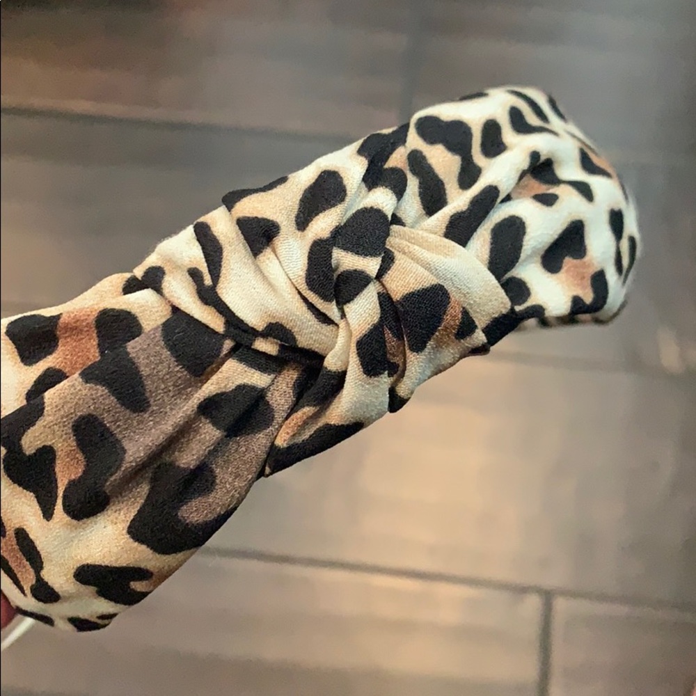 Leopard Knot Headband